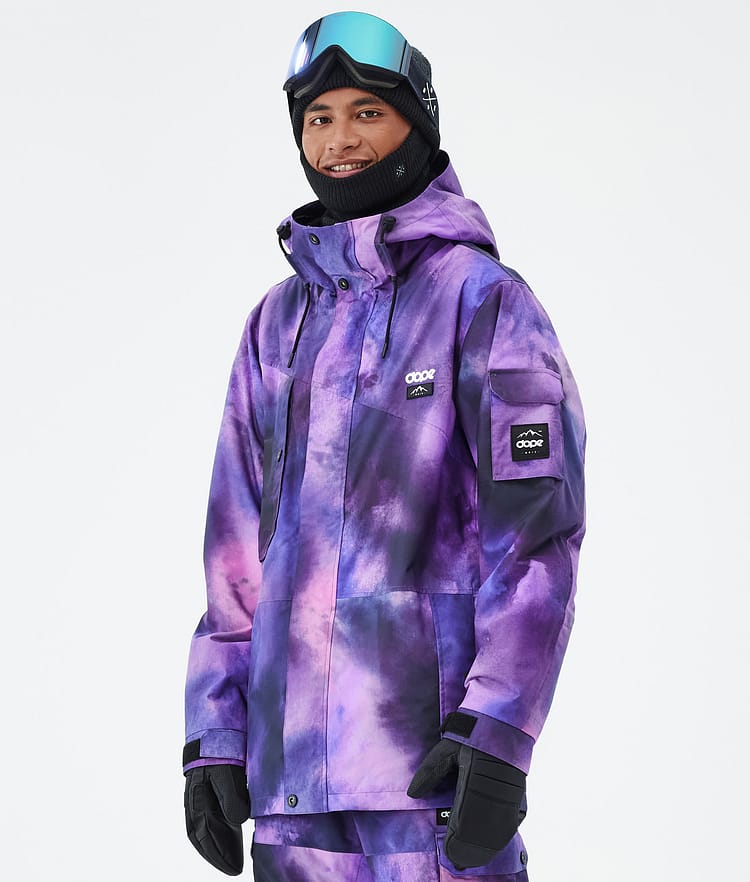 Dope Adept Snowboard Jacket Men Metal Blue Camo