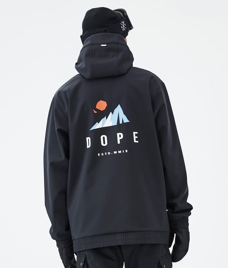 Dope Yeti Snowboard Jacket Men Ice Black Renewed