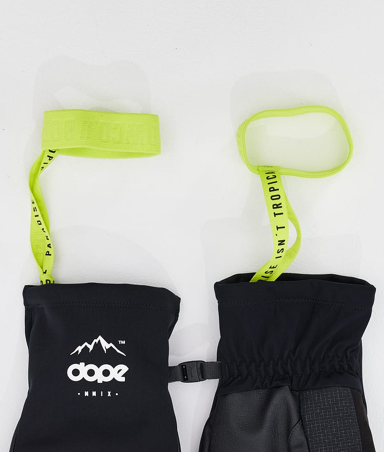 Dope Ace Snow Mittens Yellow