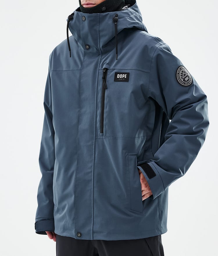 Dope Blizzard Full Zip Snowboard Jacket Men Olive Green Renewed