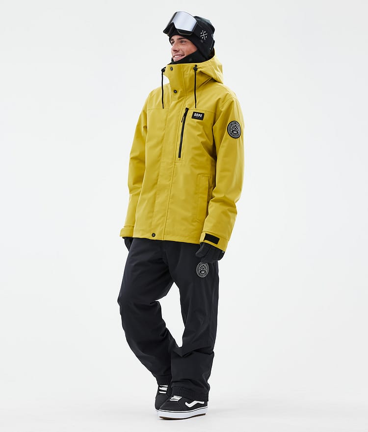 Dope Blizzard Full Zip Snowboard Jacket Men Olive Green