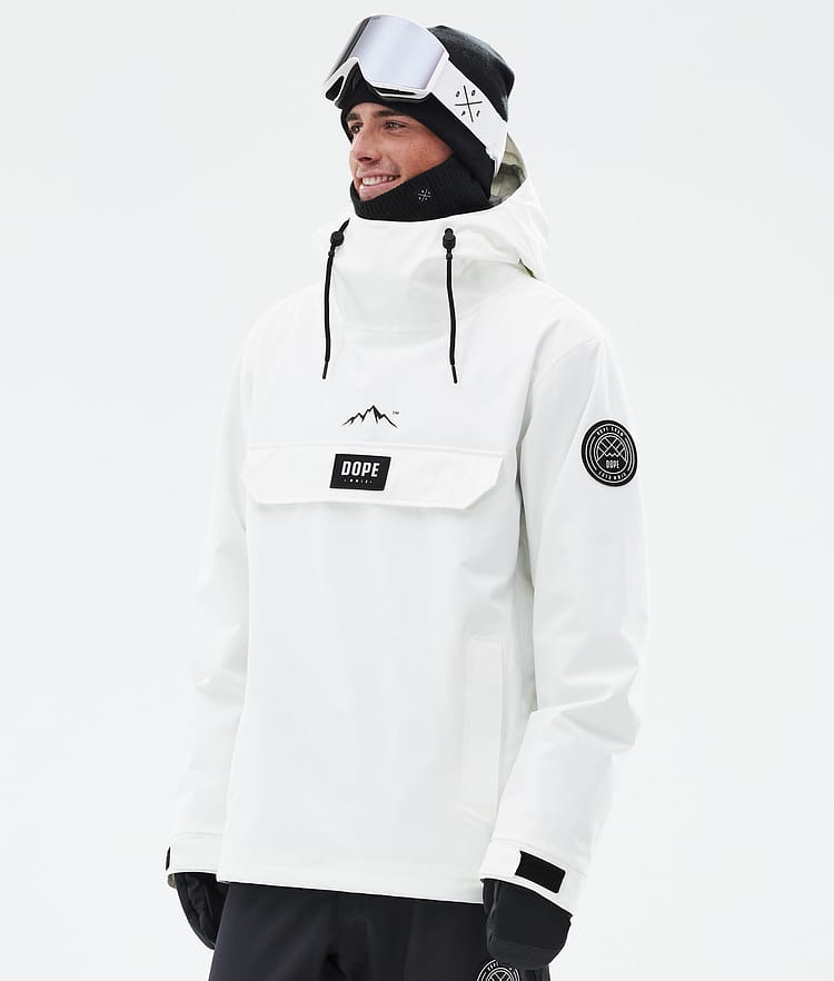 Dope Blizzard Ski Jacket Men Shards Burgundy Blue