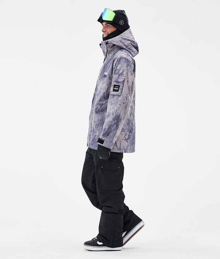 Dope Adept Snowboard Jacket Men Metal Blue Camo