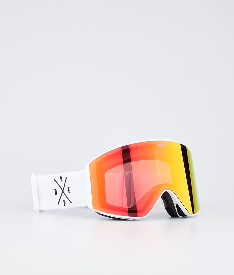 Dope Sight Ski Goggles Black/Pink Mirror