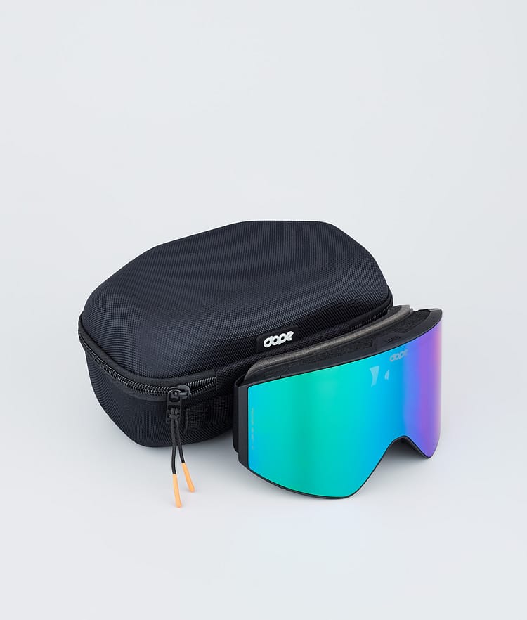 Dope Sight Ski Goggles Black/Pink Mirror