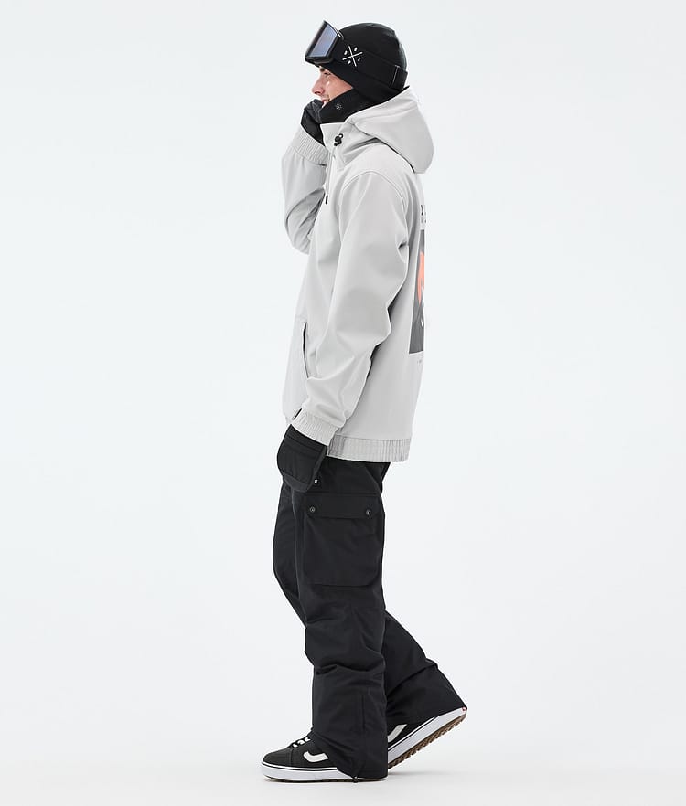 Dope Yeti Snowboard Jacket Men Summit Metal Blue