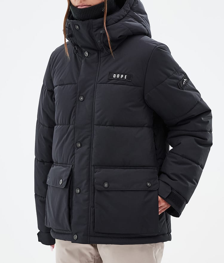Dope Puffer W Full Zip Ski Jacket Women Light Blue
