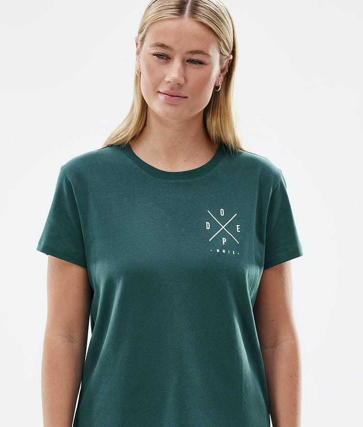 Dope Standard W T-shirt Women 2X-Up Bottle Green