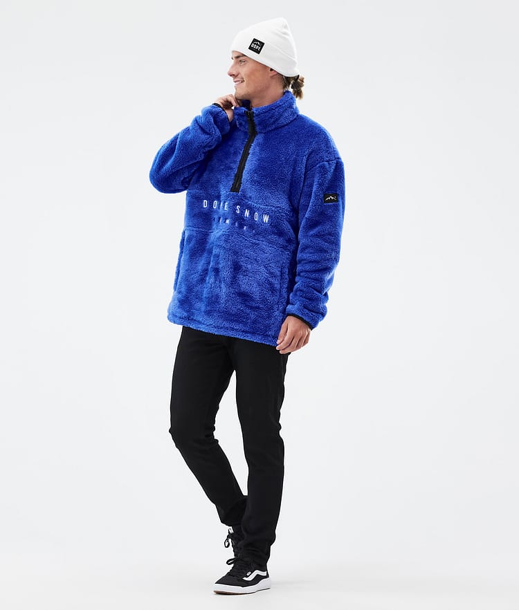 Dope Pile Fleece Sweater Men Moss Green