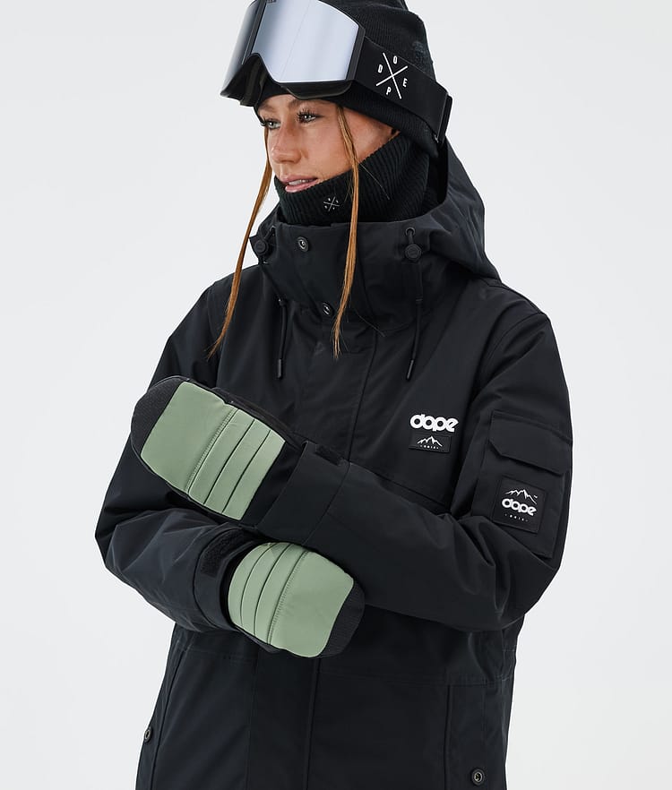 Dope Ace Snow Mittens Yellow