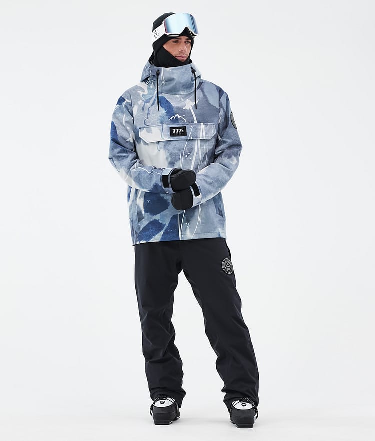 Dope Blizzard Ski Jacket Men Shards Burgundy Blue