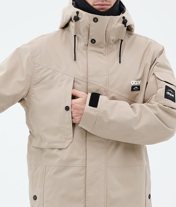 Dope Adept Snowboard Jacket Men Metal Blue Camo