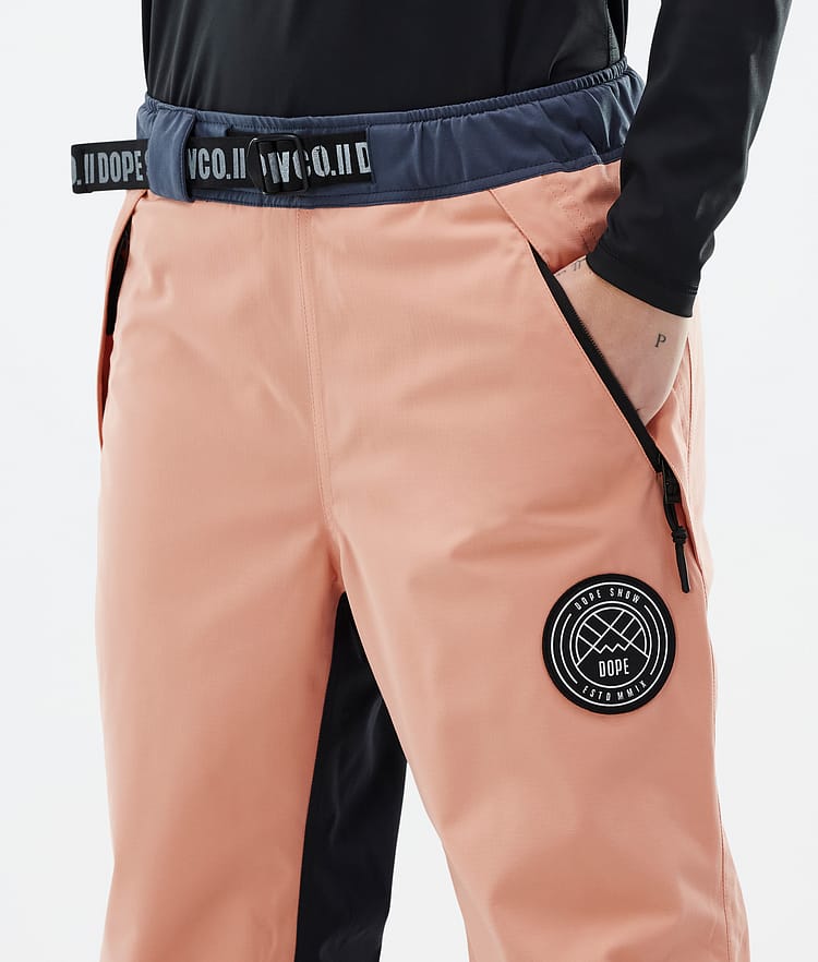 Dope Blizzard Track W Snowboard Pants Women Faded Peach/Blue Steel/Black/Metal Blue Renewed