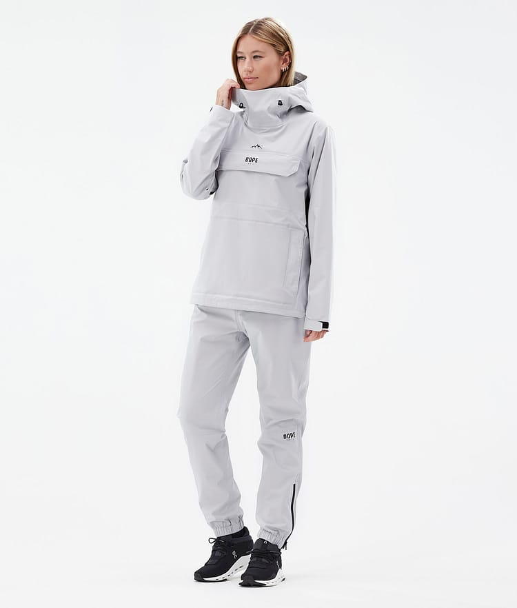 Dope Downpour W Rain Pants Women Light Grey