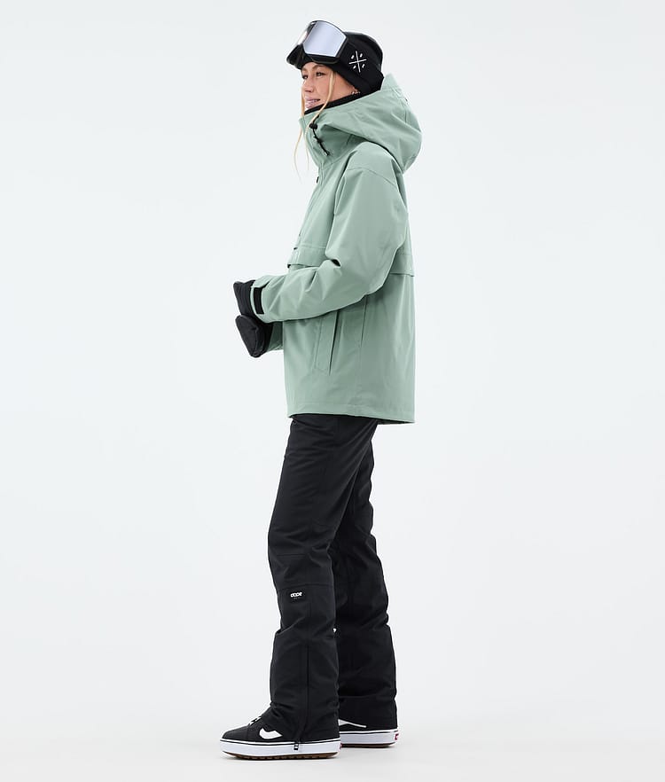 Dope Legacy W Snowboard Jacket Women Light Blue Renewed