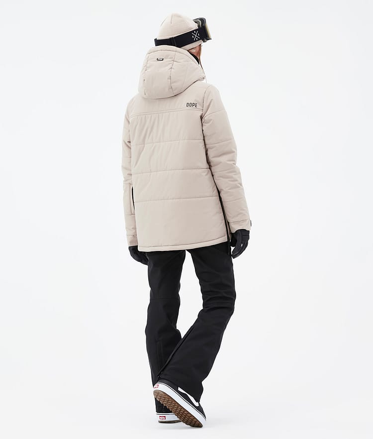 Dope Puffer W 23 Snowboard Jacket Women Sand