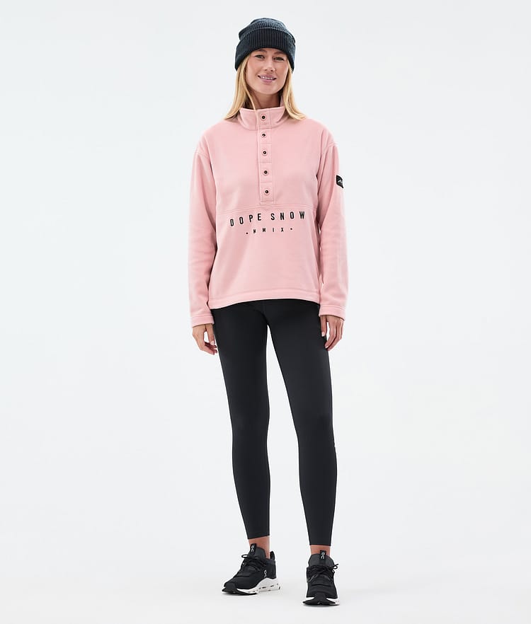 Dope Comfy W Fleece Sweater Women Faded Green Renewed
