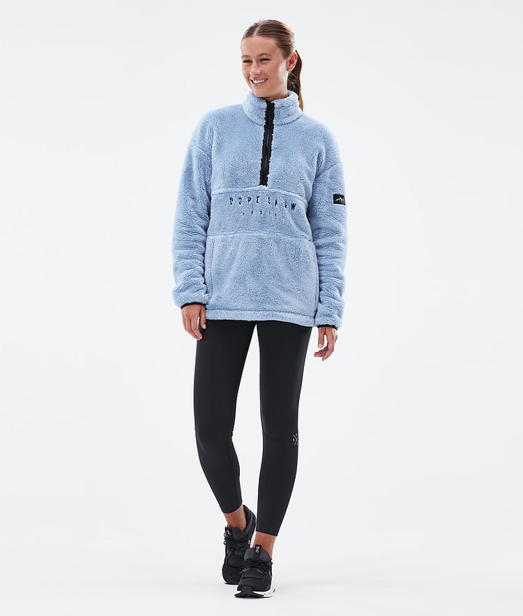 Dope Pile W Fleece Sweater Women Faded Green