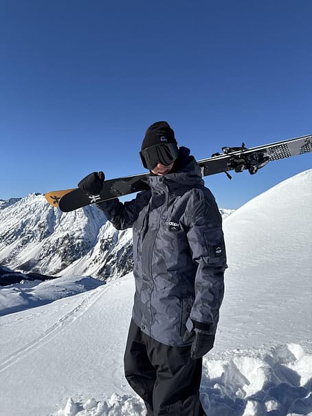 Dope Adept Snowboard Jacket Men Metal Blue Camo