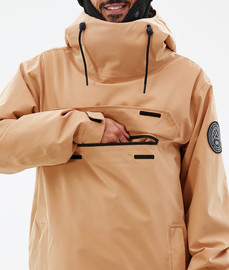 Dope Blizzard Snowboard Jacket Men Whitish Renewed