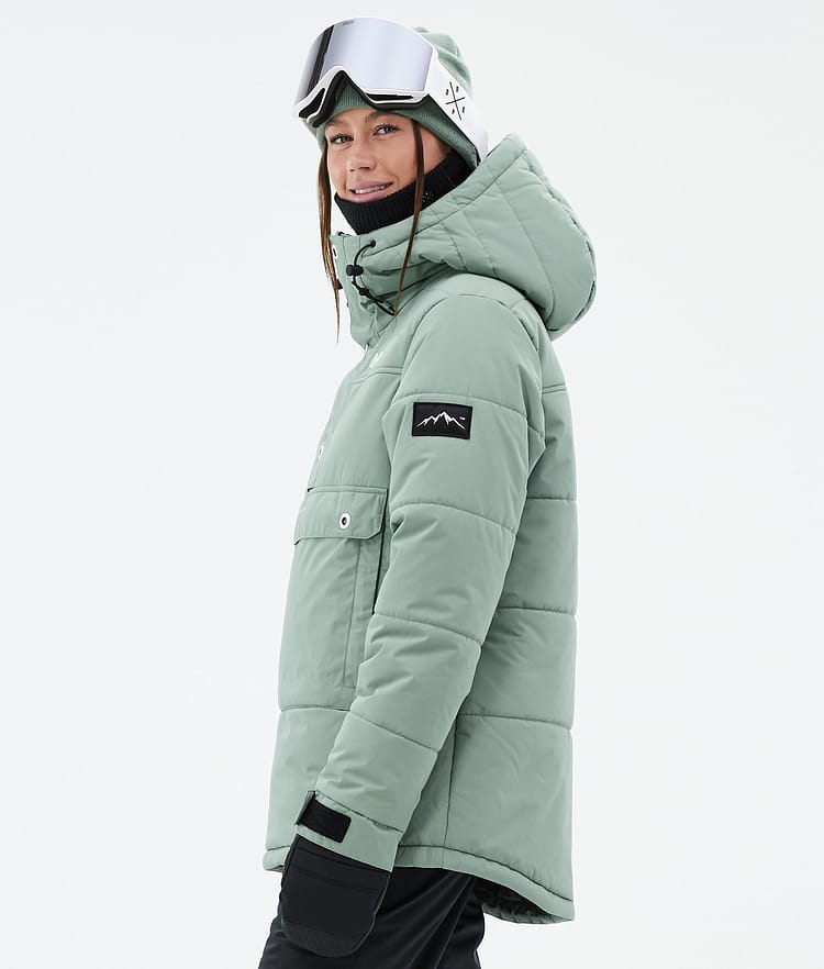 Dope Puffer W Ski Jacket Women Faded Green