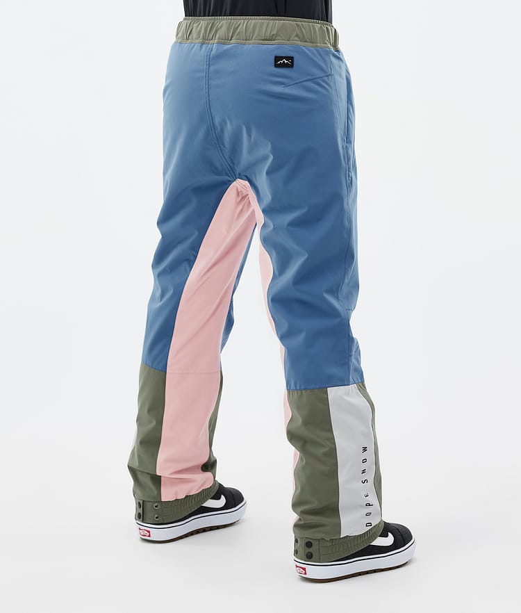 Dope Blizzard Track W Snowboard Pants Women Faded Peach/Blue Steel/Black/Metal Blue
