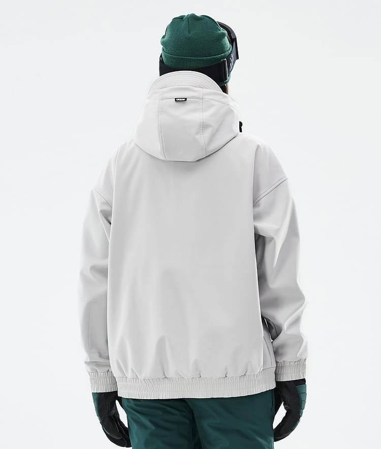 Dope Cyclone W Snowboard Jacket Women Light Grey Renewed