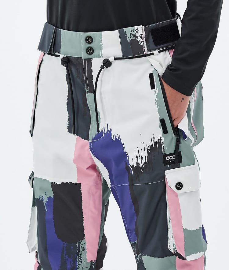 Dope Iconic W Snowboard Pants Women Scribble Purple