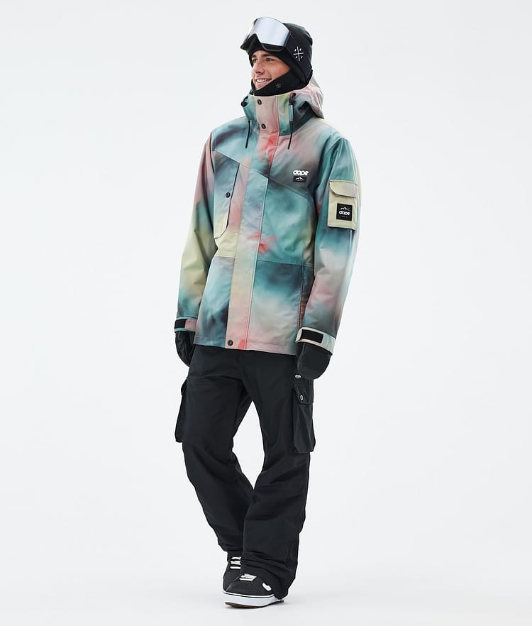 Dope Adept Snowboard Jacket Men Metal Blue Camo