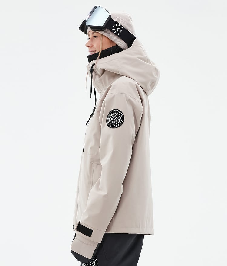 Dope Blizzard W Full Zip Snowboard Jacket Women Faded Green Renewed