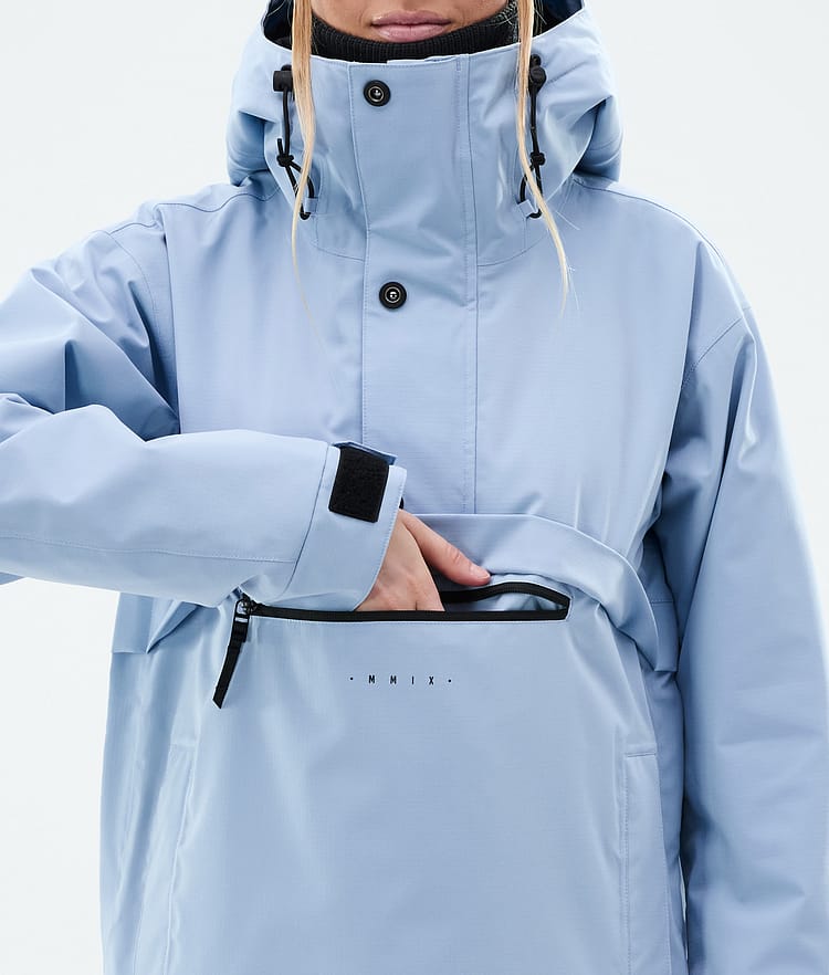 Dope Legacy W Snowboard Jacket Women Light Blue Renewed