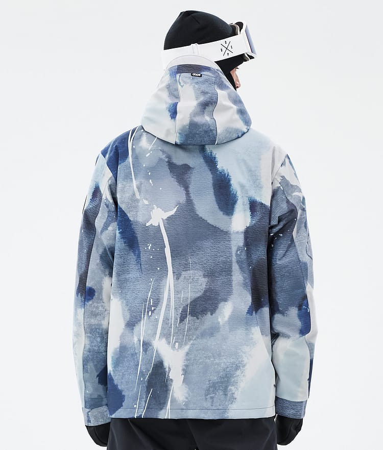 Dope Blizzard Snowboard Jacket Men Whitish Renewed