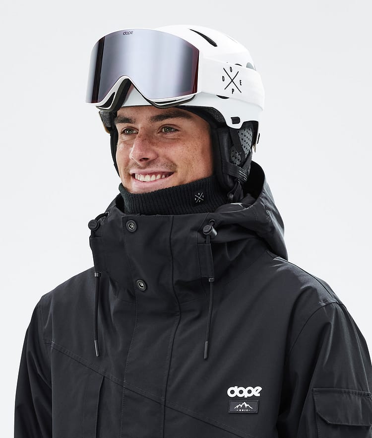 Dope Macon 2.0 Ski Helmet Classic Matte White w/ Black