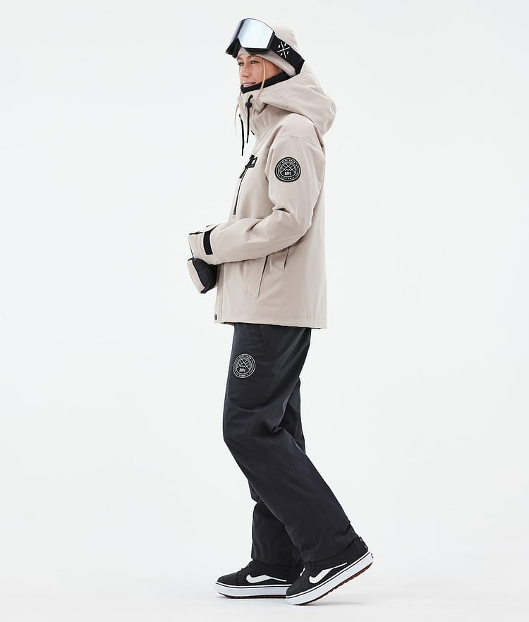 Dope Blizzard W Full Zip Snowboard Jacket Women Faded Green Renewed
