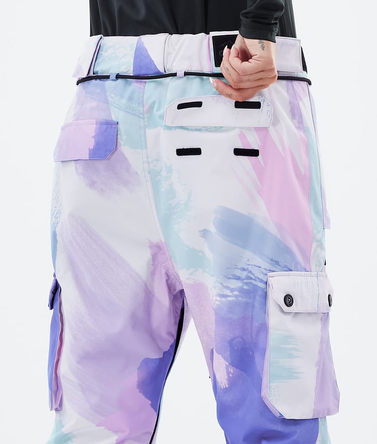 Dope Iconic W Snowboard Pants Women Scribble Purple