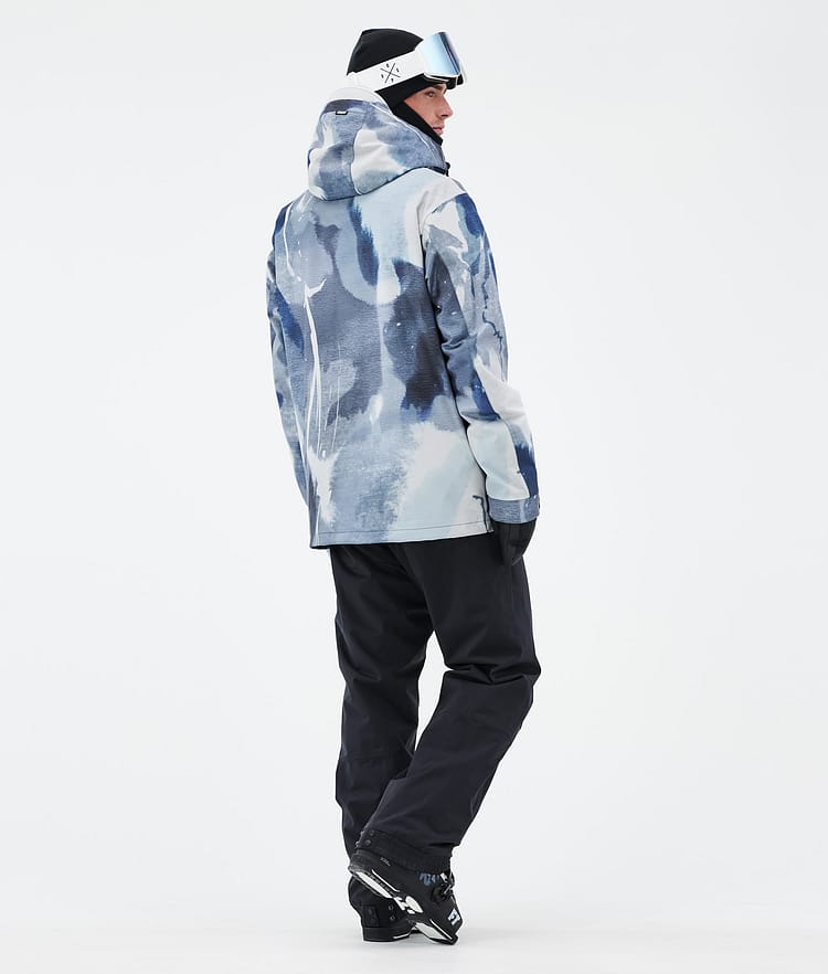 Dope Blizzard Ski Jacket Men Shards Burgundy Blue