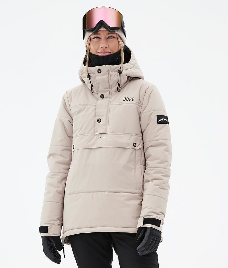 Dope Puffer W 23 Ski Jacket Women Sand