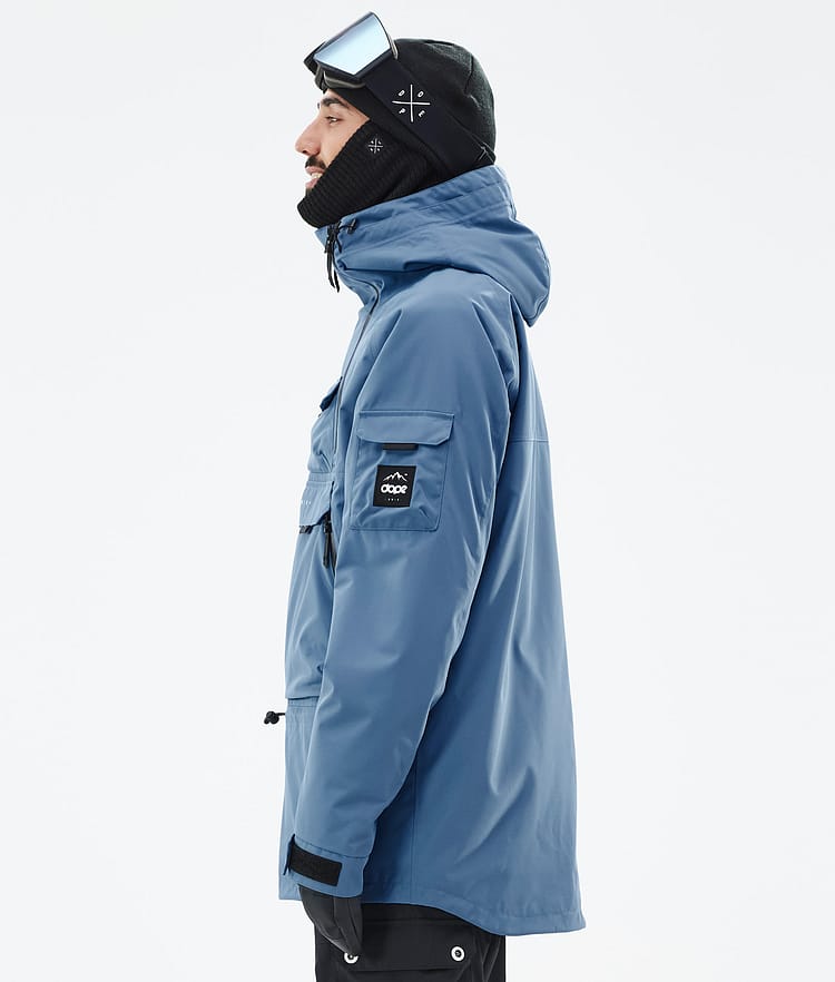 Dope Akin Snowboard Jacket Men Metal Blue