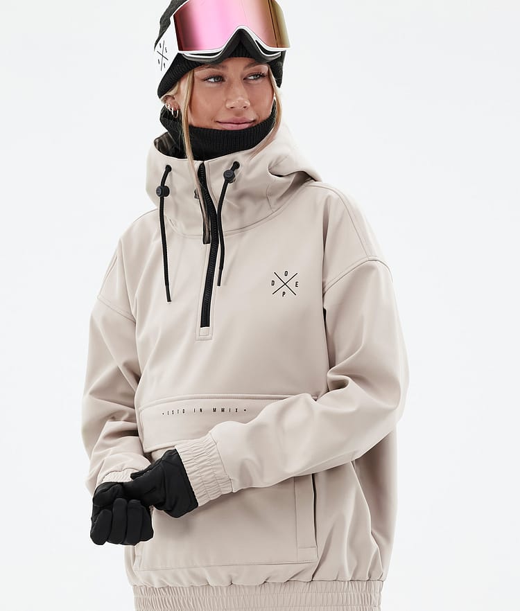 Dope Cyclone W 22 Snowboard Jacket Women Sand