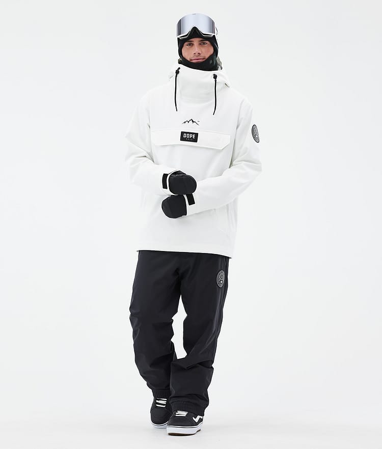Dope Blizzard Snowboard Jacket Men Whitish Renewed