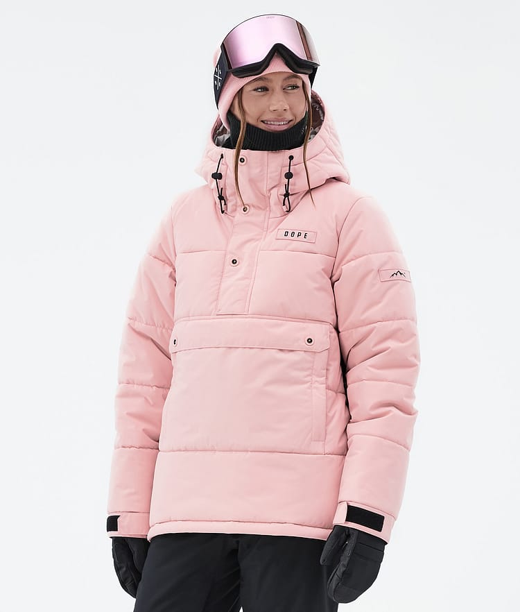 Dope Puffer W Snowboard Jacket Women Soft Pink Renewed