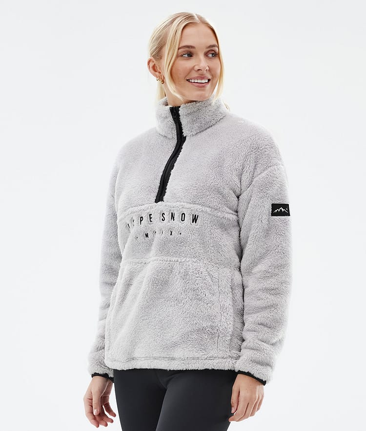 Dope Pile W Fleece Sweater Women Faded Green