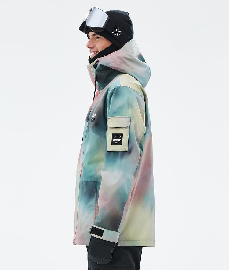 Dope Adept Snowboard Jacket Men Metal Blue Camo