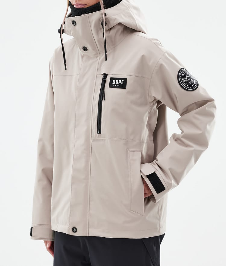 Dope Blizzard W Full Zip Snowboard Jacket Women Faded Green Renewed