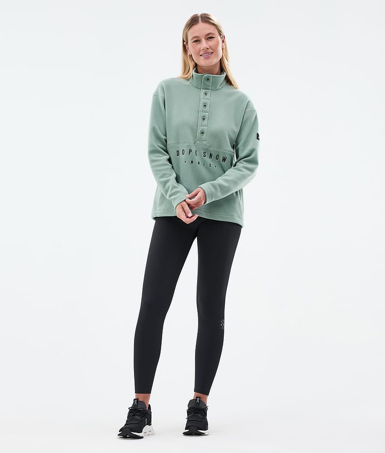 Dope Comfy W Fleece Sweater Women Faded Green