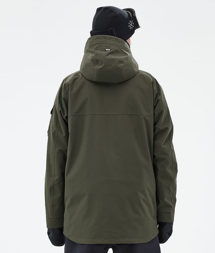 Dope Akin Snowboard Jacket Men Metal Blue Renewed