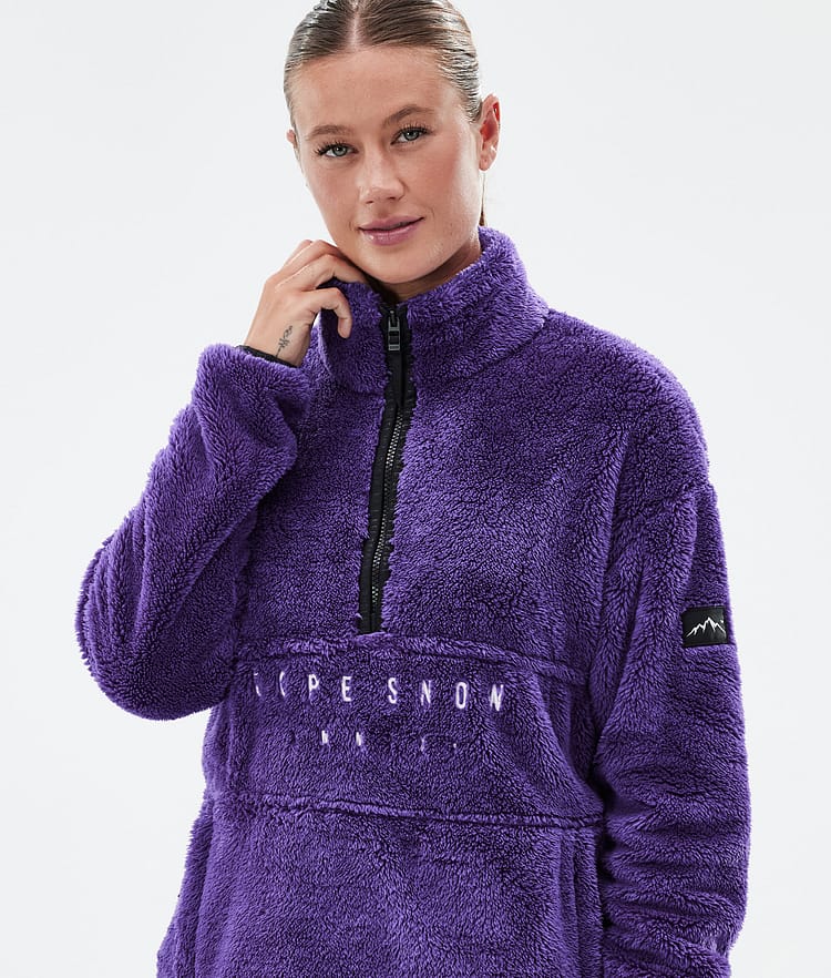 Dope Pile W Fleece Sweater Women Faded Green