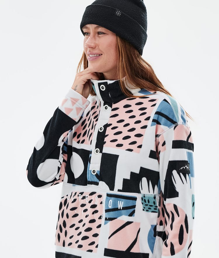 Dope Comfy W Fleece Sweater Women Faded Green Renewed
