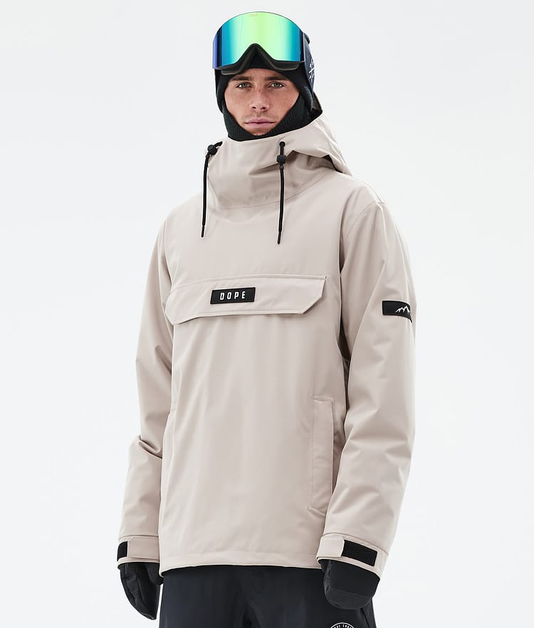 Dope Blizzard Snowboard Jacket Men Whitish Renewed