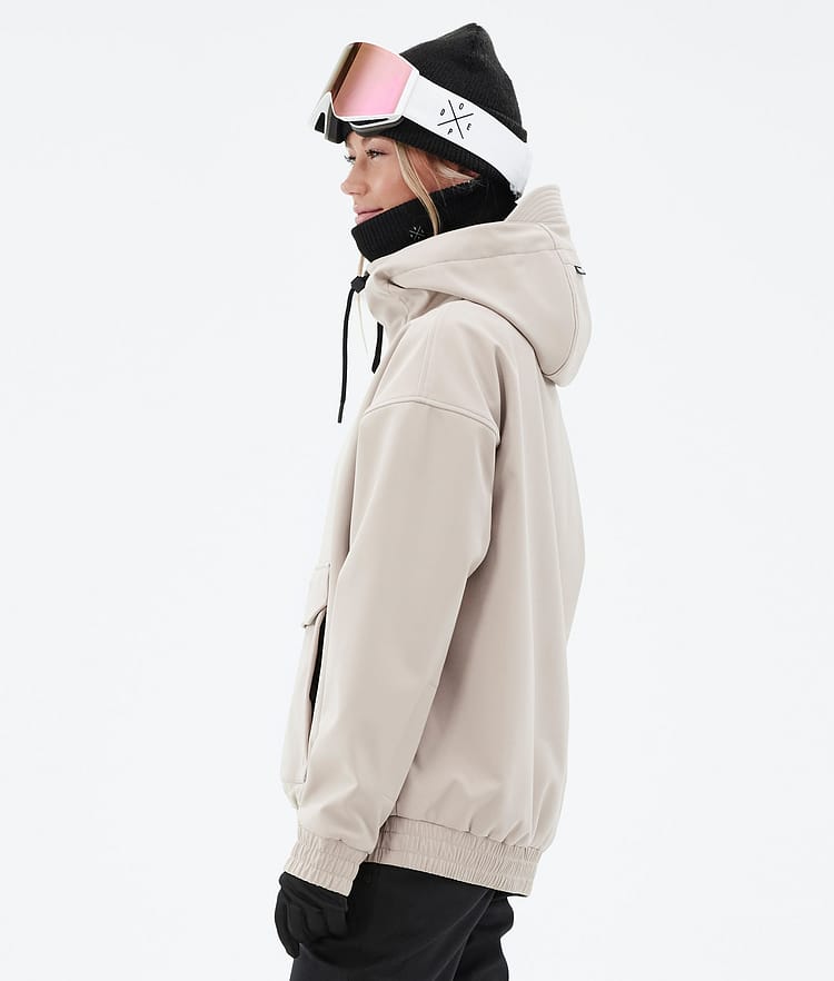 Dope Cyclone W 22 Snowboard Jacket Women Sand